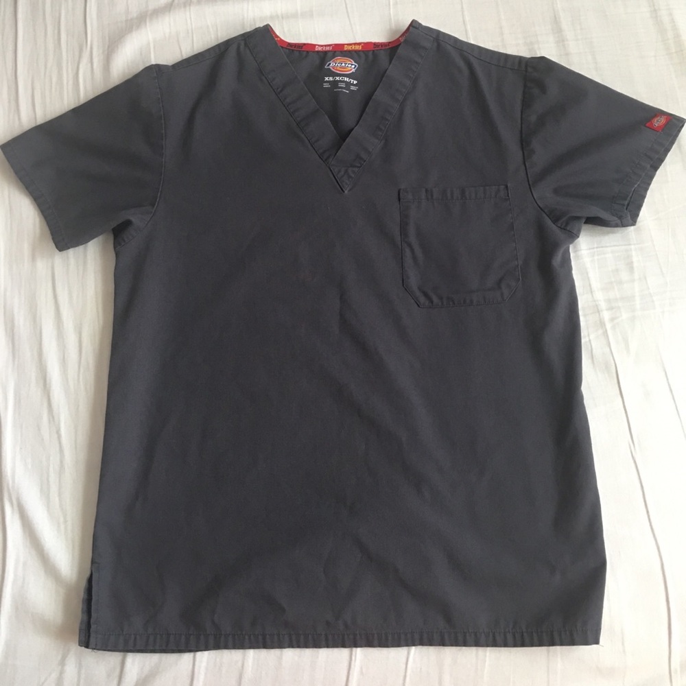 Grey Dickies Scrub Top